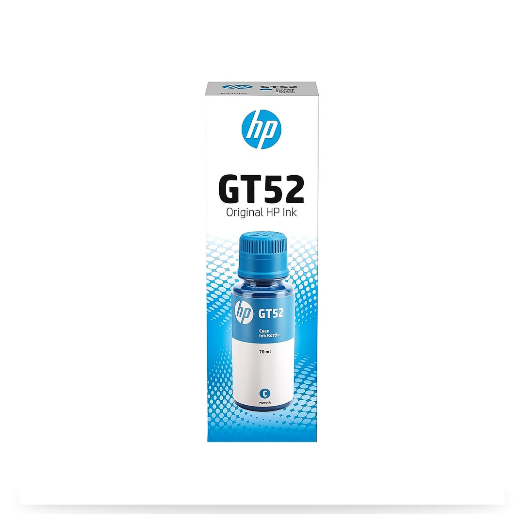 HP GT52 70-ml Cyan Original Ink Bottle with 8,000 Pages Yield