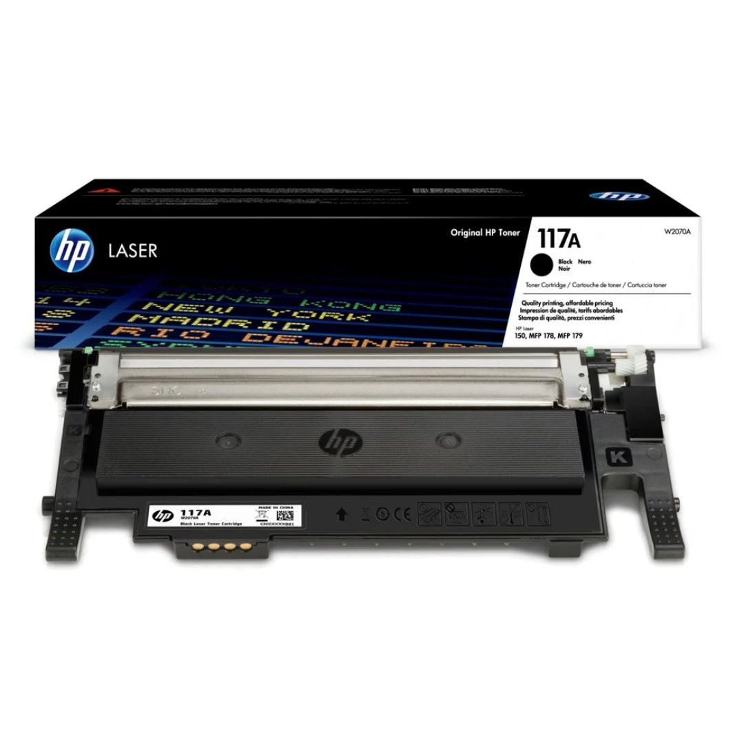 خرطوشة حبر ليزر أصلية سوداء من HP 117A
