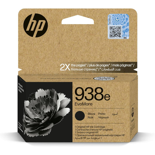 خرطوشة حبر HP 938e EvoMore الأصلية باللون الأسود