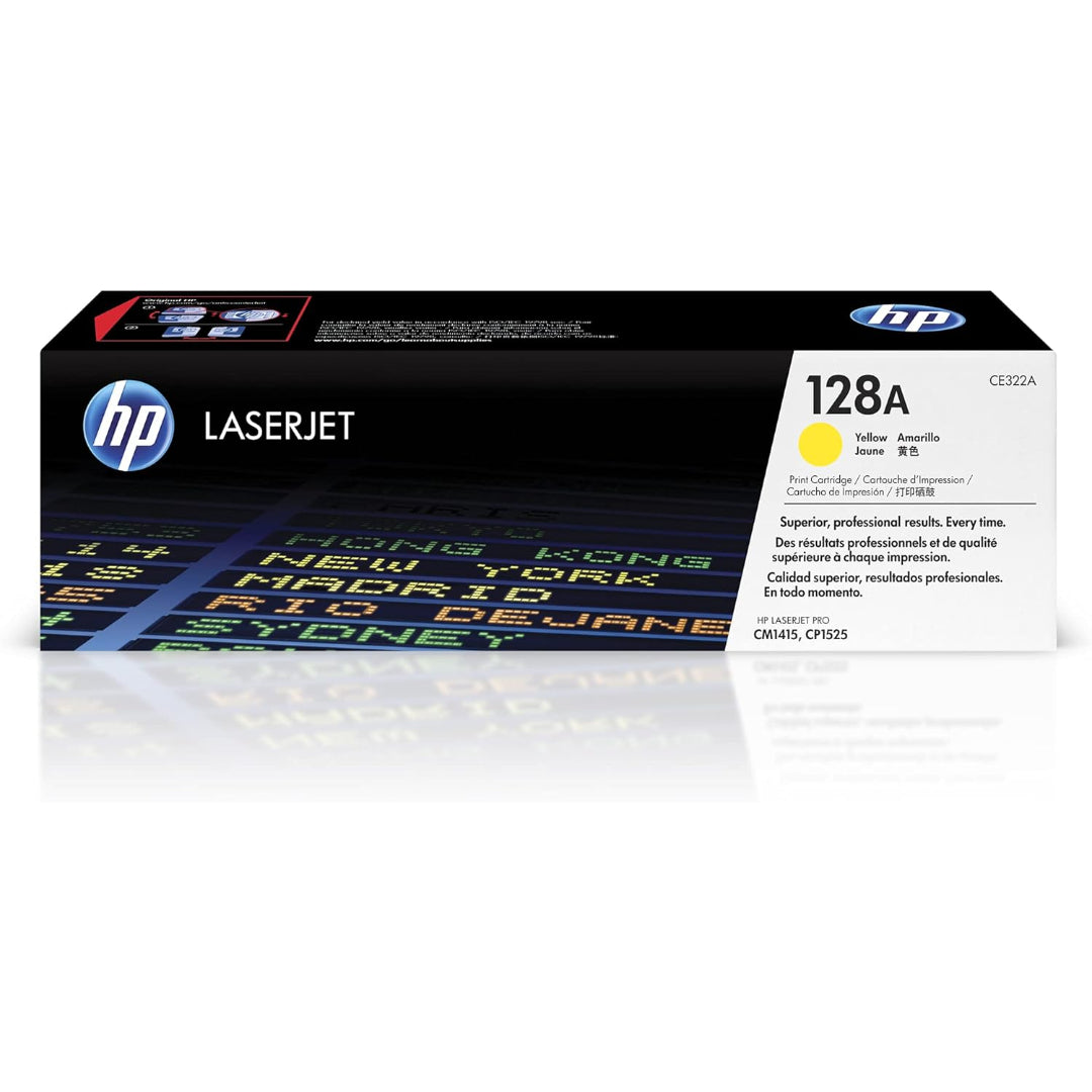 HP 128A Yellow Original LaserJet Toner Cartridge