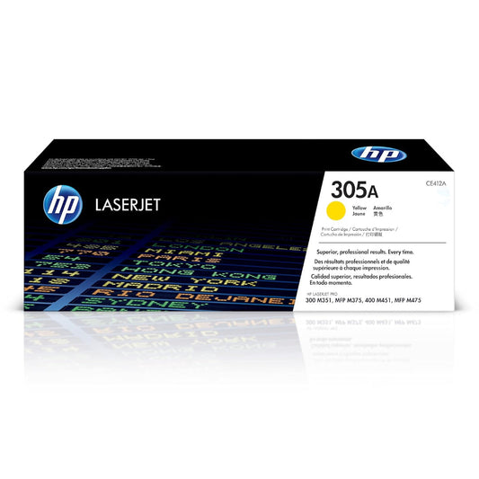 HP 305A Yellow Original LaserJet Toner Cartridge