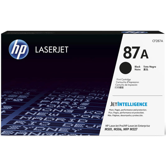 خرطوشة حبر HP 87A الأصلية السوداء لطابعات الليزر ليزر جيت