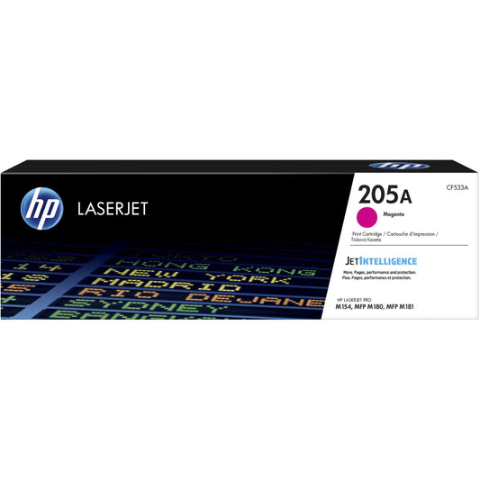 خرطوشة حبر HP 205A الأصلية لطابعات الليزر ليزر جيت باللون الأرجواني