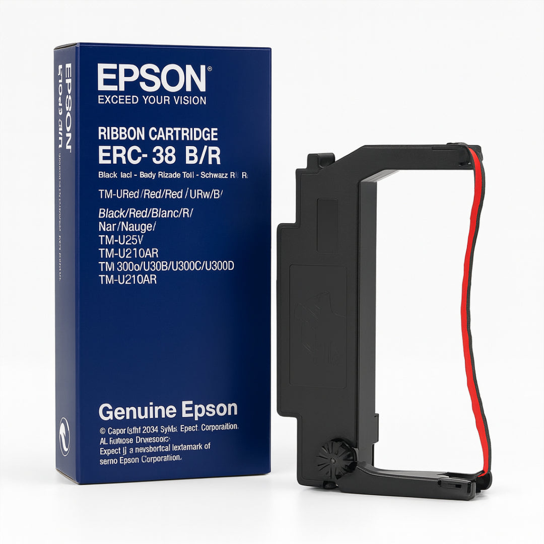 خرطوشة حبر إبسون ERC-38 سوداء/حمراء