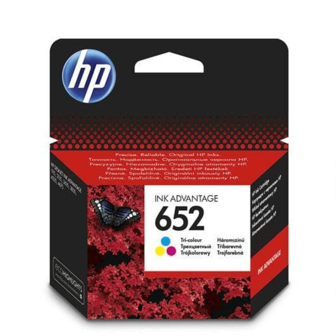 HP 652 Tri-Color Ink Cartridge – 200 Pages