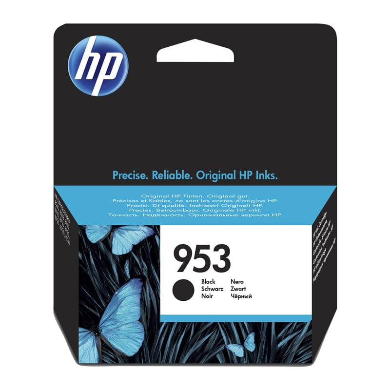 خرطوشة حبر HP 953 سوداء - 1000 صفحة / 10.5 بيكولتر / لون أسود / خرطوشة حبر