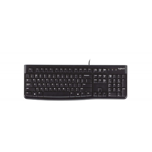 Logitech K120 Wired USB Keyboard – Black