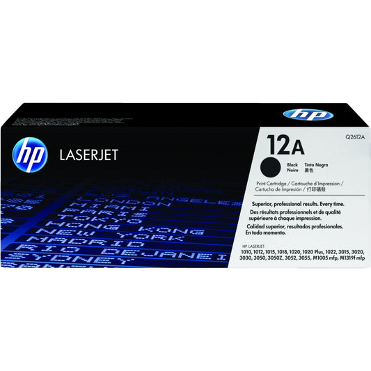 خرطوشة حبر HP 12A سوداء لطابعة ليزر جيت