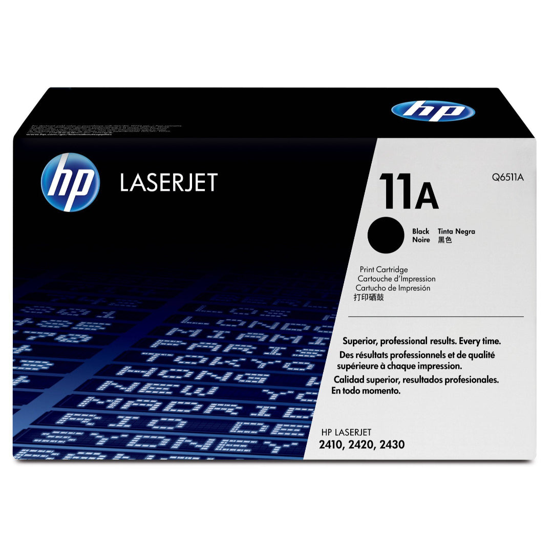 HP 11A Black Original LaserJet Toner Cartridge