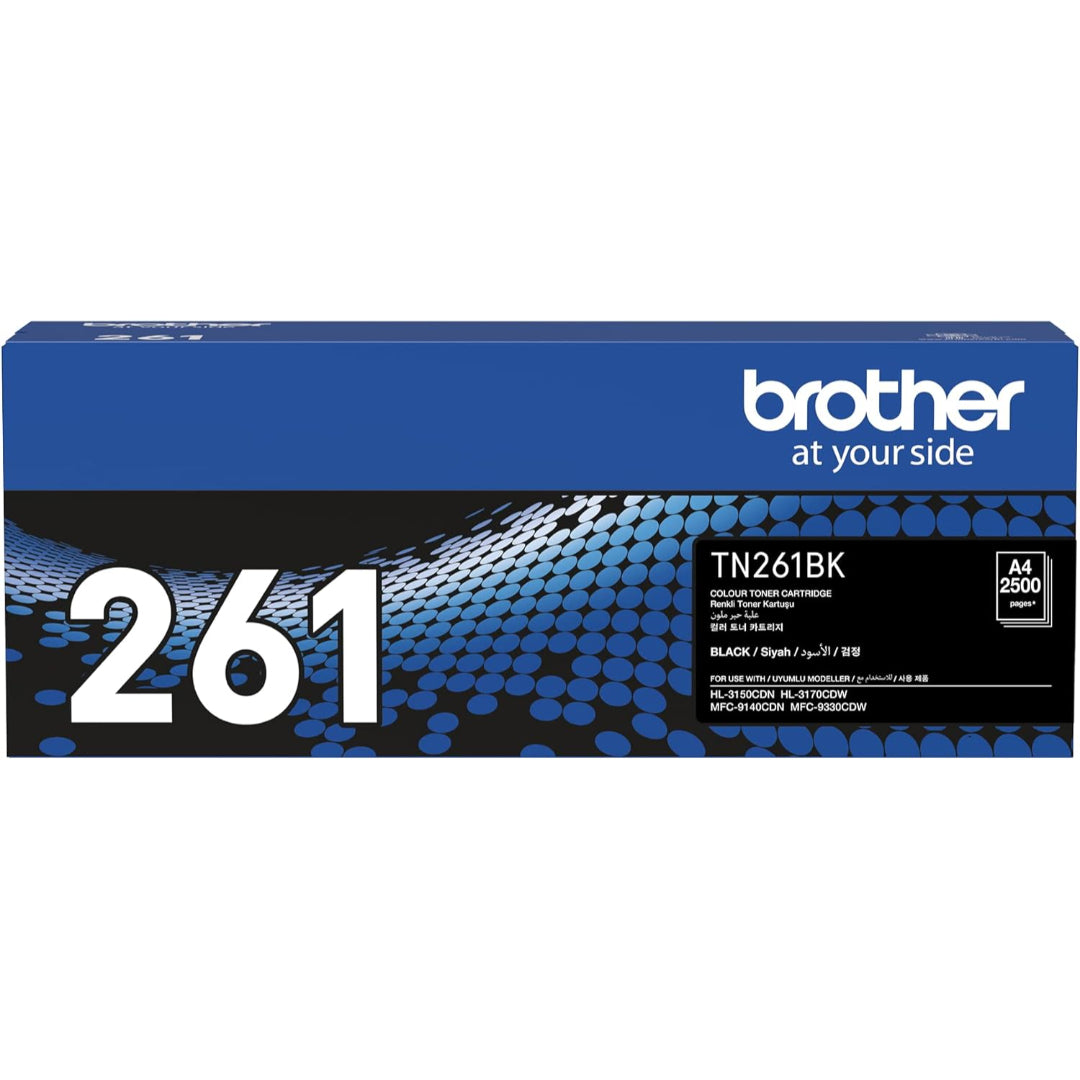 خرطوشة حبر أسود من نوع Brother TN-261BK