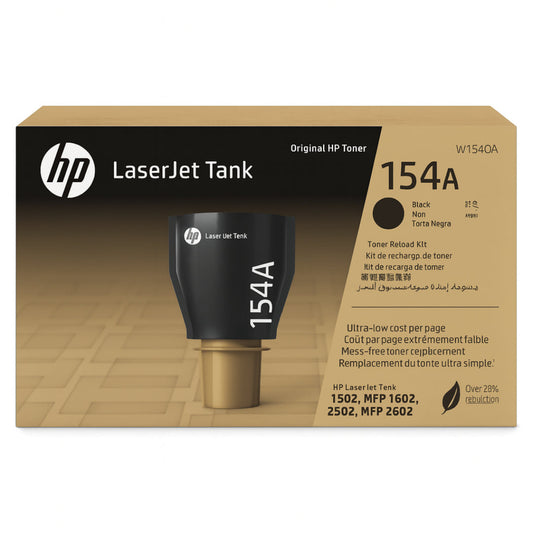 طقم إعادة تعبئة حبر طابعة HP LaserJet الأصلي الأسود 154A