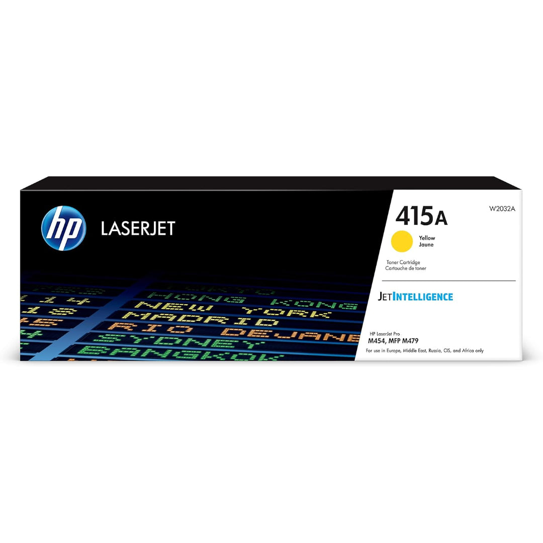 خرطوشة حبر HP 415A الأصلية الصفراء لطابعات الليزر جيت