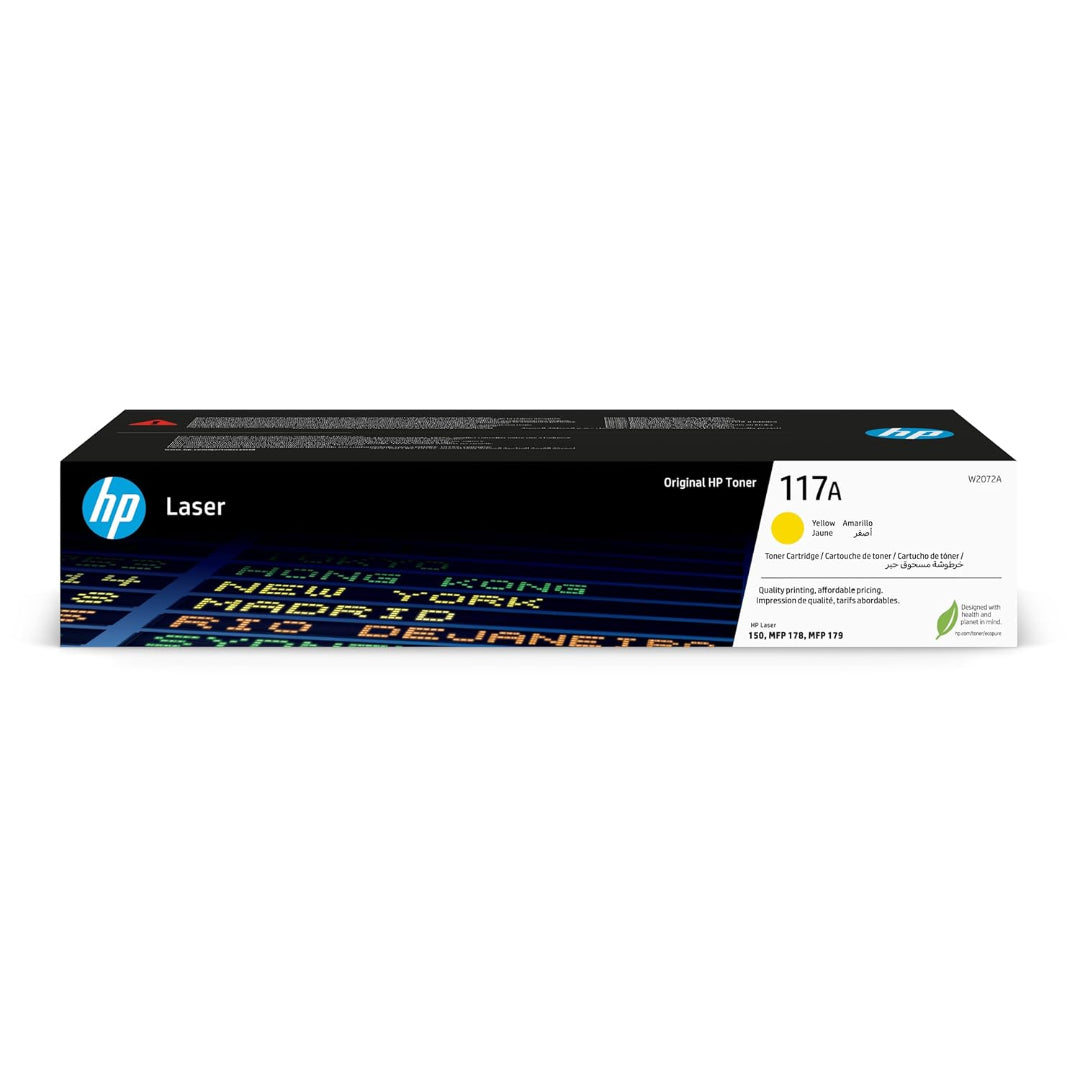 خرطوشة حبر ليزر أصلية صفراء من HP 117A
