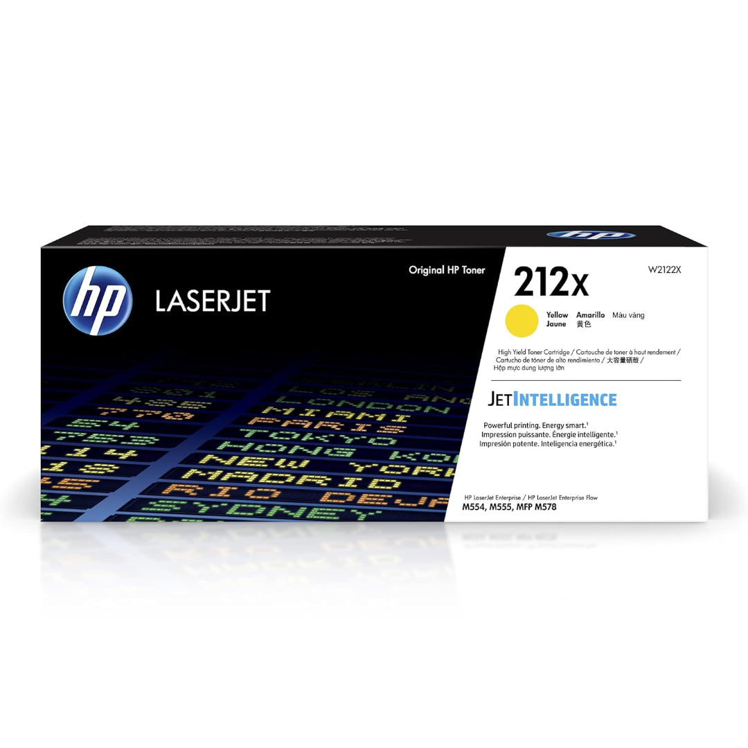 HP 212X High Yield Yellow Original LaserJet Toner Cartridge
