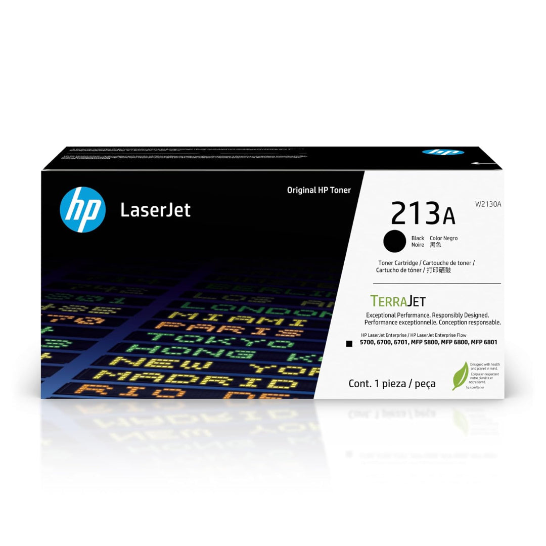 خرطوشة حبر HP 213A الأصلية السوداء لطابعات الليزر جيت